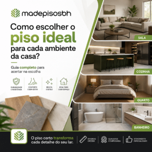Como escolher o piso ideal para cada ambiente da casa Guia completo para acertar na escolha
